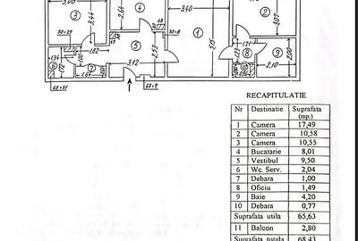 Apartament cu 3 camere semidecomandat, mobilat în Iancului - 2