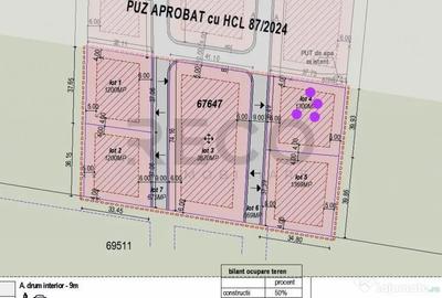 Teren de 1200 mp, în Nojorid