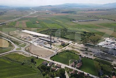 Teren intravilan, 10000 mp, zona industriala Teius - Blaj iesire de pe A10