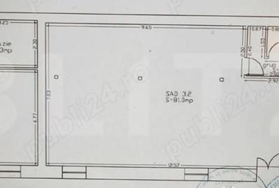 Spațiu comercial, de 150 mp, în Central - 1