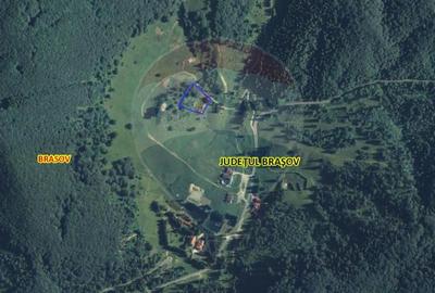 Teren intravilan de 6750 / 13500 mp in Poiana Brasov