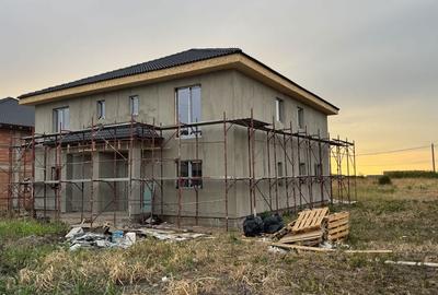 1/2 Duplex Dudestii Noi (12 km de timisoara), P+E,4 camere,2 bai,teren generos - 14