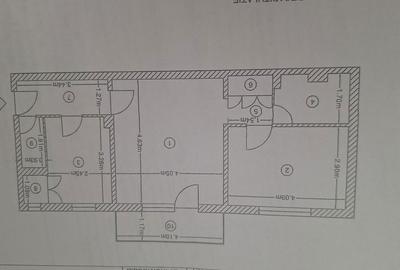 Apartament cu 2 camere semidecomandat în Prundu