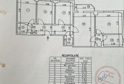 Apartament cu 4 camere semidecomandat, mobilat în Drumul Taberei - 13
