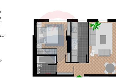 Apartament cu 2 camere decomandat, mobilat în Camil Ressu - 4
