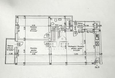 Apartament cu 3 camere semidecomandat, mobilat în Florești - 2