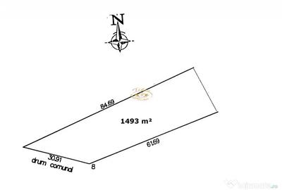 Teren de 1493 mp, în Suseni - 3