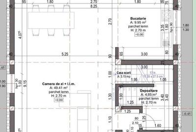 Casă cu 4 camere în Central - 3