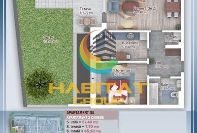 Pallady-2 cam, dec, incalzire in pardoseala, gradina de 35mp - 3