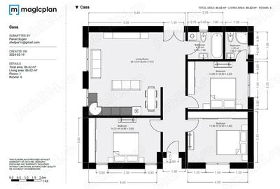 Casă cu 4 camere cu Teren 311 Mp în Central