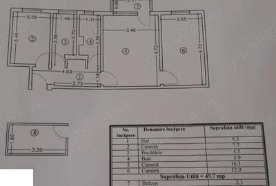 APARTAMENT 3 CAMERE SEMIDECOMANDAT CONFORT 2 ZONA TOMIS NORD