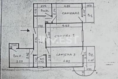 Apartament cu 3 camere decomandat în Gară - 1