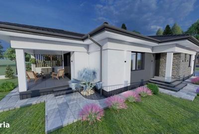 Casă cu 4 camere cu Teren 425 Mp în Domnești