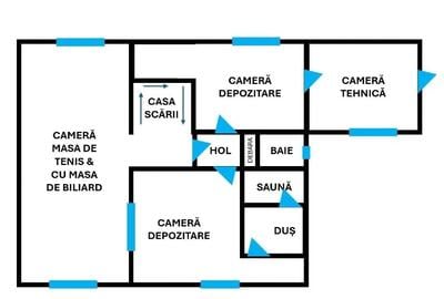 Casă individuală cu 5 camere cu Teren 15000 Mp în Mănăstirea Humorului - 3