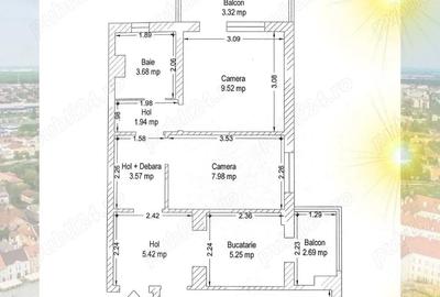 Apartament cu 3 camere decomandat în Lipovei - 1