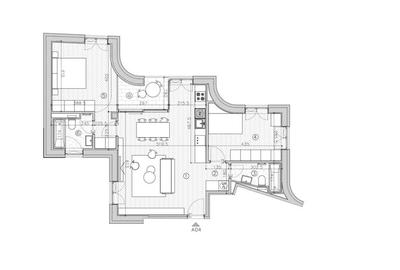 Bloc  Boutique/ Central / 3  camere /Comision 0 - 3