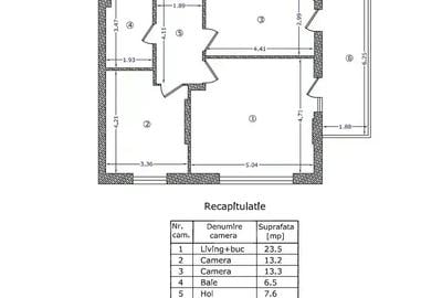 Apartament cu 3 camere decomandat în Nord - 13