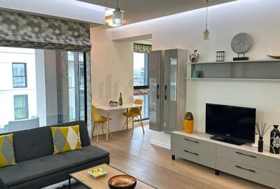 Apartament cu 2 camere decomandat, mobilat în Herăstrău