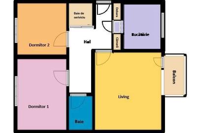 Apartament cu 3 camere decomandat în Central - 10