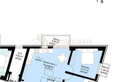 Apartament cu 3 camere în Central - 2