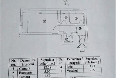 Garsonieră decomandată, mobilată în Barbu Văcărescu - 3