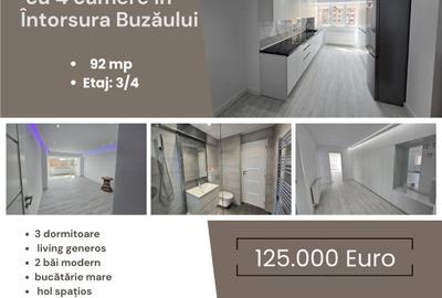 De vânzare apartament cu patru camere în Întorsura Buzăului - 1