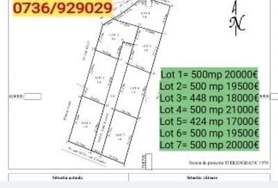 Teren Construcții intravilan de 500 mp, în Tomești - 1