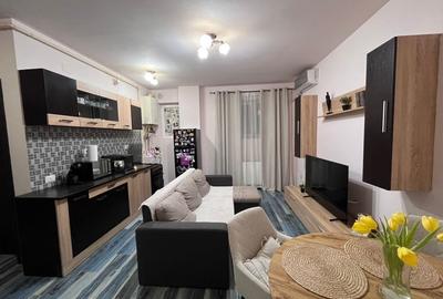 Apartament cu 2 camere semidecomandat, mobilat în Chiajna
