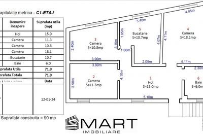 Casă individuală cu 5 camere cu Canalizare în Ștrand - 3