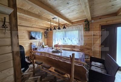 Cabana lemn cu 4 dormitoare, 120mp, teren intravilan de 1250mp - 6
