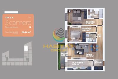 Apartament cu 3 camere decomandat în Theodor Pallady - 2