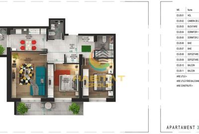 Apartament cu 3 camere decomandat în Theodor Pallady - 2