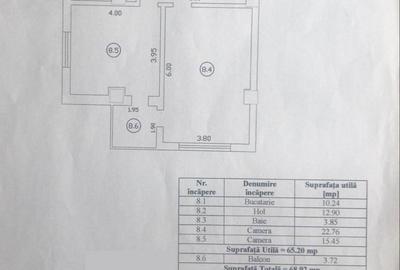 Apartament cu 2 camere decomandat în Central - 10