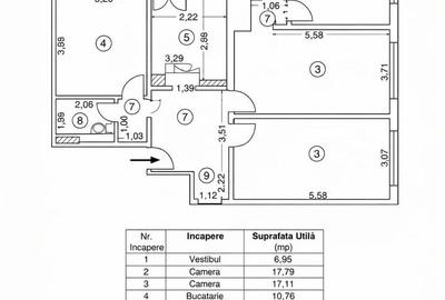 Apartament cu 4 camere decomandat, mobilat în Dristor - 15