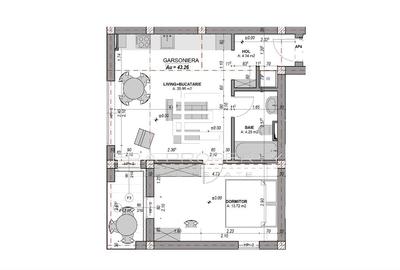 Apartament 2 camere - 43.26 mp utili + logie 4.13 mp - DaVinci Homes, Sibiu Apartament 2 camere - 43.26 mp utili + logie 4.13 mp - DaVinci Homes, Sibiu - 17