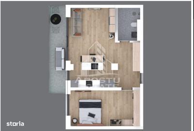 Apartament cu 2 camere în Lipovei - 2