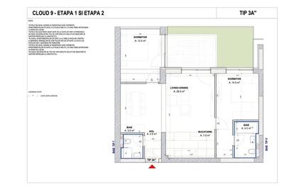 Apartament cu 3 camere semidecomandat în Aviației - 1