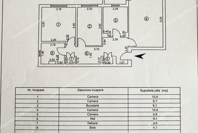 Apartament cu 3 camere decomandat în Micro 17 - 1
