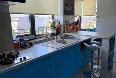 3  camere , vedere panoramica,bloc 2015, Bucurestii Noi, metrou - 18