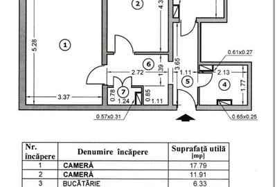 Apartament cu 2 camere decomandat în Tineretului - 21