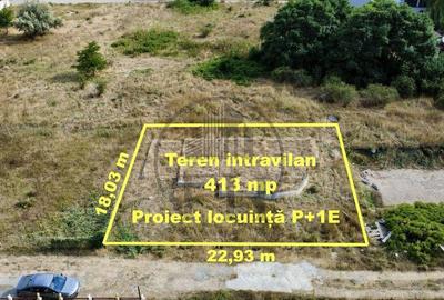 Teren de 413 mp, în Valu lui Traian - 1