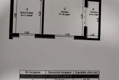Apartament cu 2 camere decomandat în Sânpetru - 6