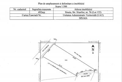 Sinaia, vand 492 mp in cartierul Tirul cu Porumbei, proprietar - 7