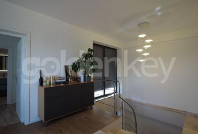 Penthouse cu 4 camere semidecomandat, mobilat în Barbu Văcărescu - 13