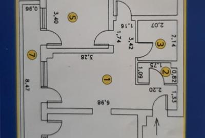 Apartament cu 3 camere decomandat în Apollo - 12