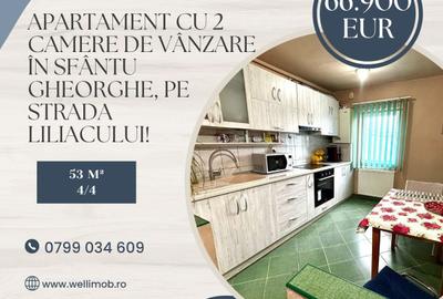 Apartament cu 2 camere de vânzare în Sfântu Gheorghe, pe strada Liliacului! Apartament cu 2 camere de vânzare în Sfântu Gheorghe, pe strada Liliacului! - 1