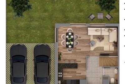 Duplex cu 4 camere cu Canalizare în Ferme - 3