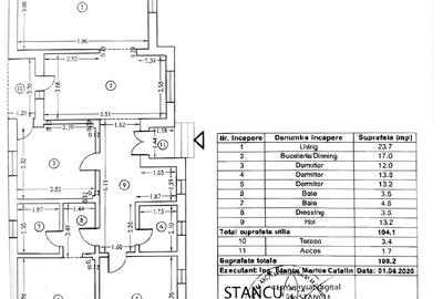 Casă individuală cu 4 camere cu Canalizare în Tunari - 10