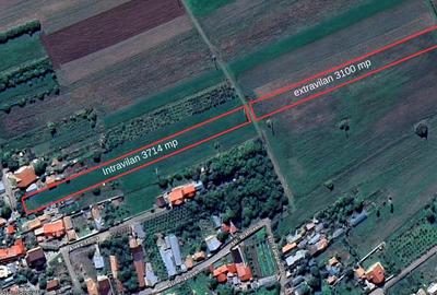 Teren de 3714 mp, în Tomșani - 2