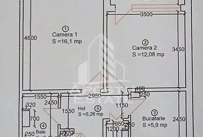 Apartament cu 2 camere, decomandat, renovat, zona Dambovita - 5